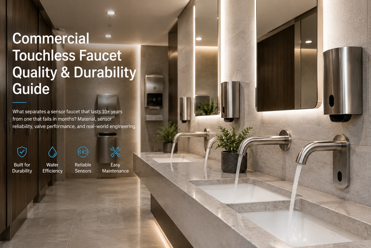 Commercial Touchless Faucet Quality and Durability Guide - Premium sensor faucet for commercial bathrooms
